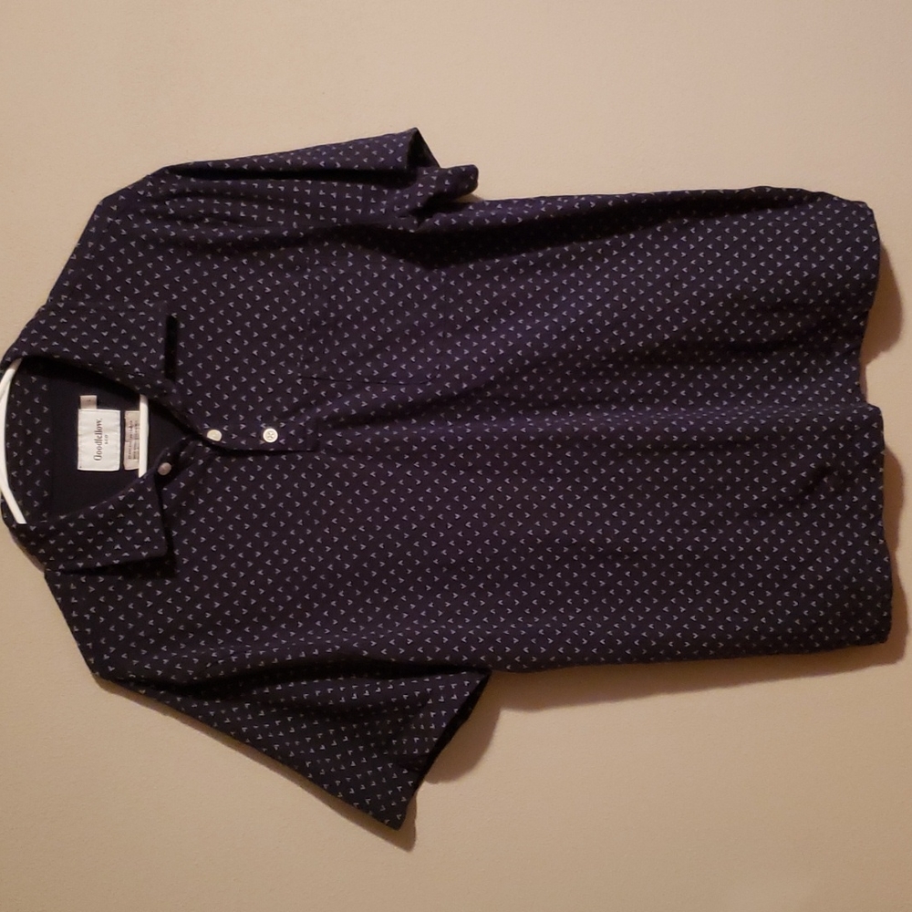 Goodfellow & Co shirt, navy, NWOT.